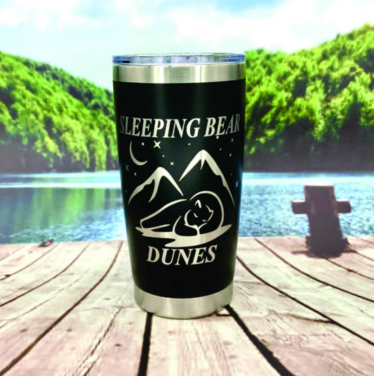 Sleeping Bear Dunes Engraved Tumbler Travel Mug